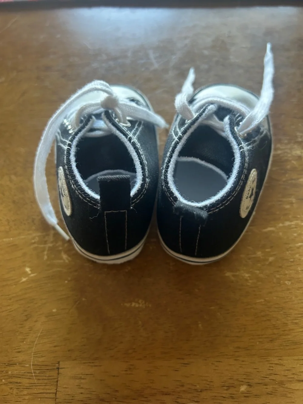 Converse Kids Black and White Mini Canvas Sneakers